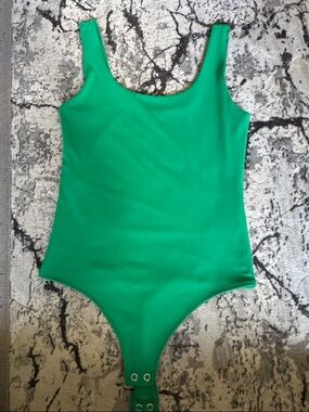 Express Emerald Scoop Neck Bodysuit